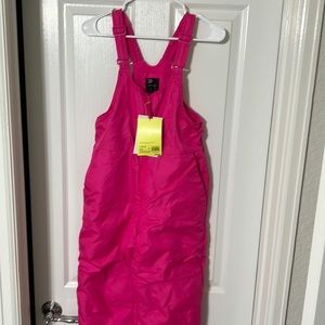 SOLD Brand New With Tags Girls Snow Bib size 10-12.